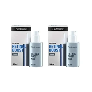 Зволожуючий крем для обличчя проти зморшок Neutrogena Retinol Boost, 2X50 мл