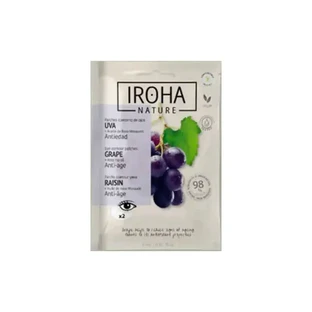 Iroha Nature Антивозрастные патчи для глаз с натуральными экстрактами, 1 пара