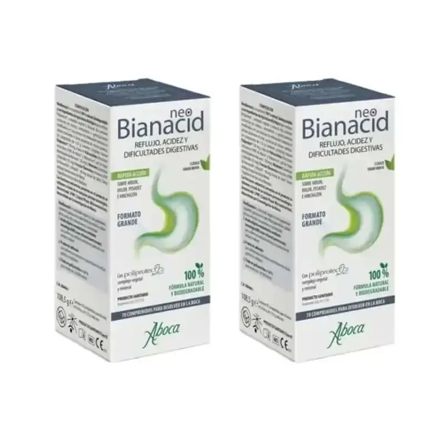 Aboca Neobianacid, 2х70 таблеток: цены и характеристики