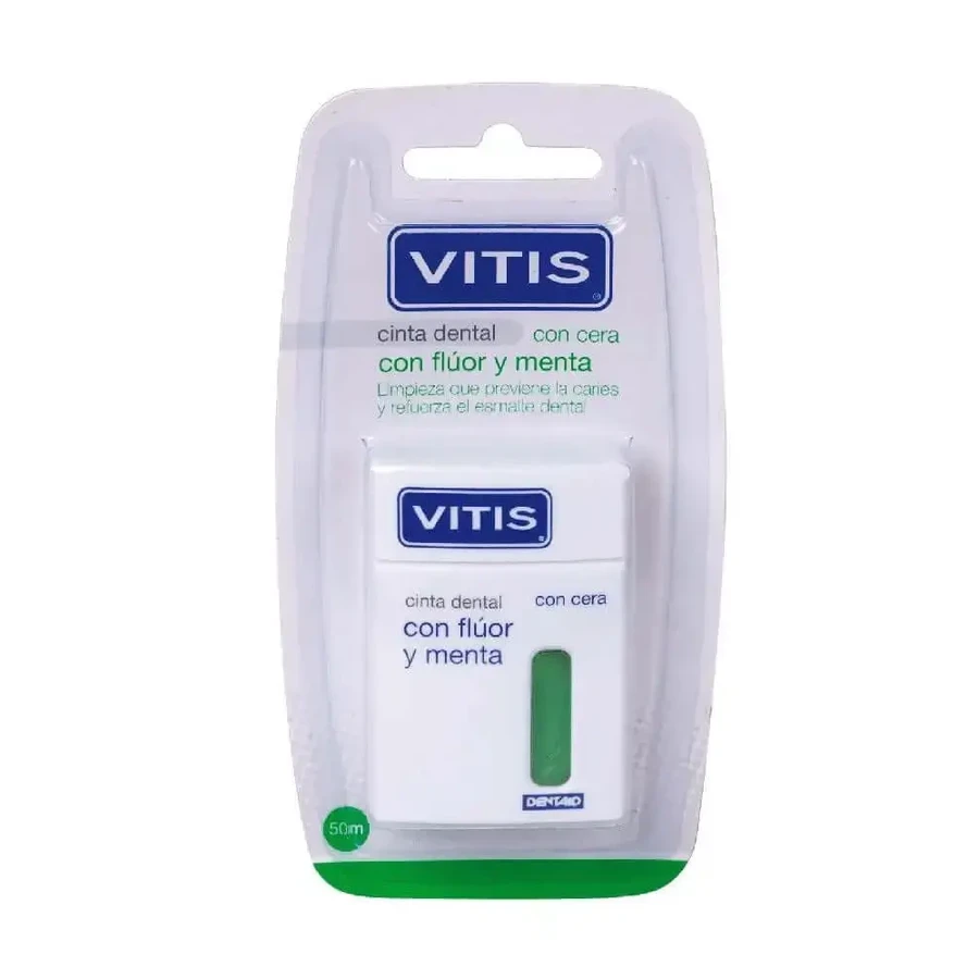 VITIS Mint Fluoride Dental Tape 50 M: цены и характеристики
