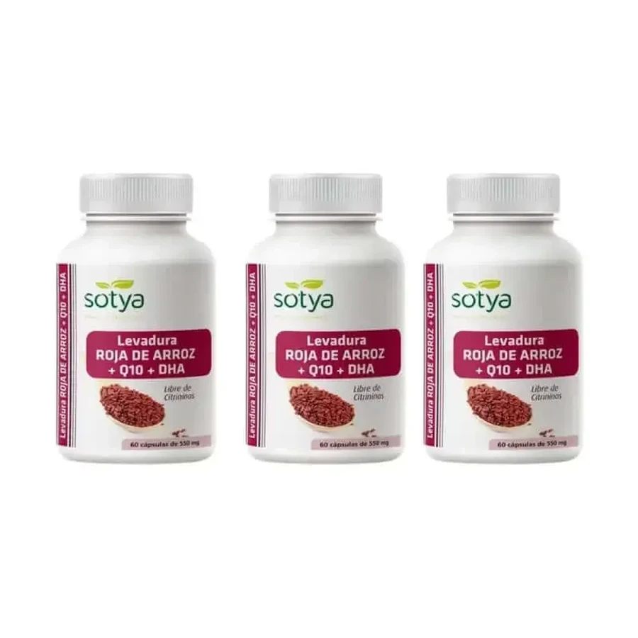 Sotya Red Yeast Rice + Q10 + Dha, 3X60 капсул: цены и характеристики