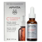 Сироватка для обличчя Apivita Bee Tech Concentrates C15 Propolis Correct антиоксидантна, проти зморшок та для сяйва шкіри, 30 мл