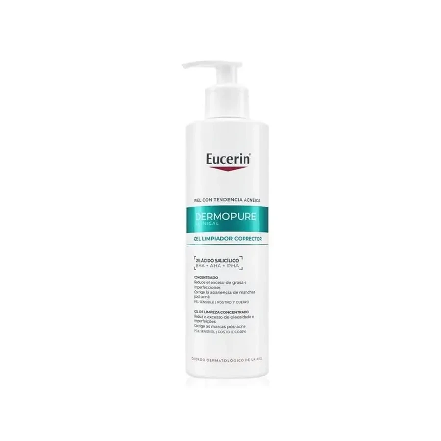 eucerin-dermopure-gel-cleansing-gel-cleanser-concentrate-triple-effect-1-pack-400-ml: цены и характеристики