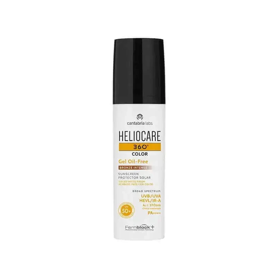 Heliocare 360 Безмасляний інтенсивний гель для бронзового відтінку 50 мл: ціни та характеристики