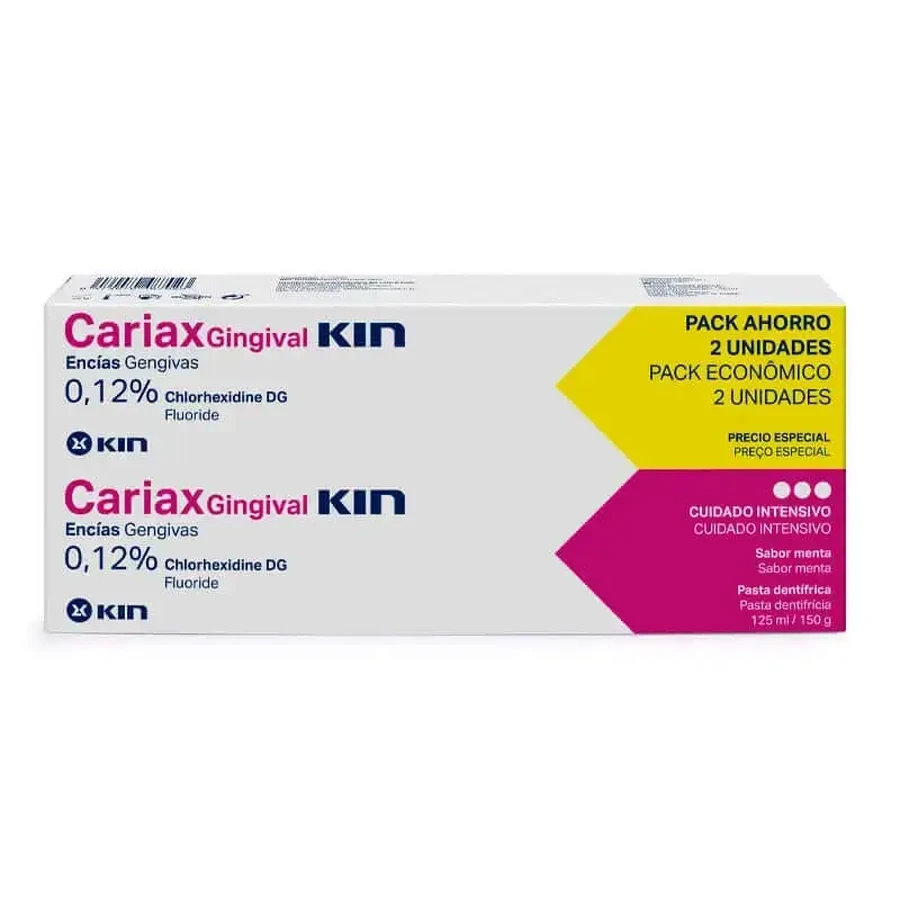 KIN Cariax паста для ясен 125 мл, упаковка 2 шт.: ціни та характеристики