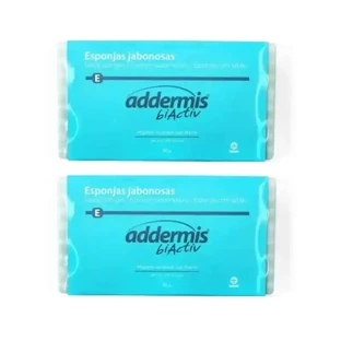 Мильні спонжі Addermis Biactiv для щоденного очищення, 2х20 шт.