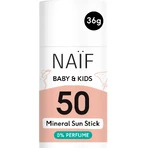 Naif Baby & Kids, минеральный солнцезащитный стик для младенцев и детей, с рождения, SPF 50, 36 г: цены и характеристики