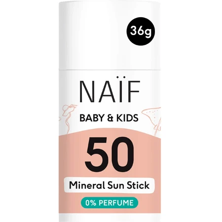 Naif Baby & Kids, минеральный солнцезащитный стик для младенцев и детей, с рождения, SPF 50, 36 г: цены и характеристики