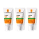 La Roche Posay Triplo Anthelios Потрійний гель-крем для догляду за шкірою обличчя Uv-Mune 400 Oil Control Spf50+, 3 x 50 мл