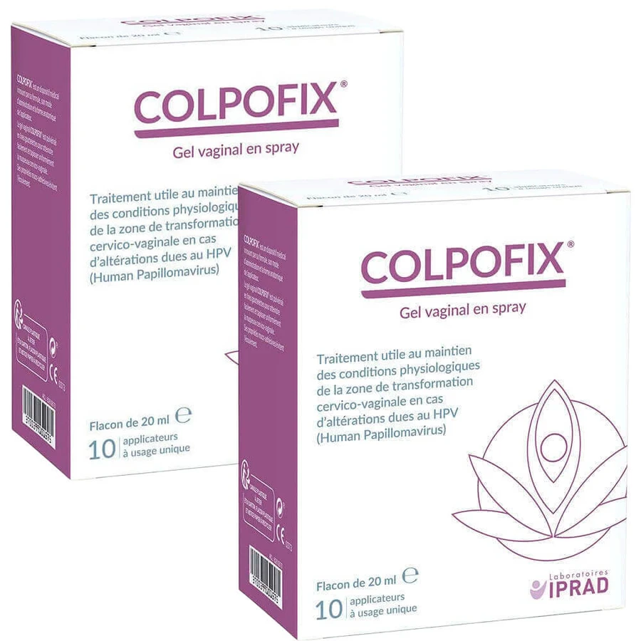Гель-спрей Iprad Colpofix вагінальний, 20 мл флакон + 10 аплікаторів, 2 упаковки: ціни та характеристики