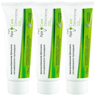 Зубна паста ApaCare Zahncreme, ремінералізуюча, 3 шт. по 75 мл