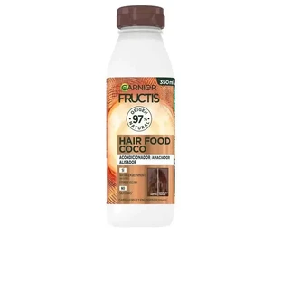 Garnier Fructis Hair Food Кокосовий розгладжуючий кондиціонер 350 мл для сухого та кучерявого волосся