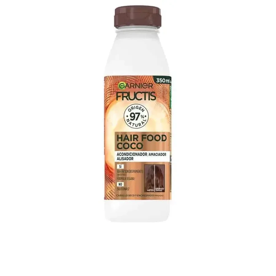 Garnier Fructis Hair Food Кокосовий розгладжуючий кондиціонер 350 мл для сухого та кучерявого волосся: ціни та характеристики