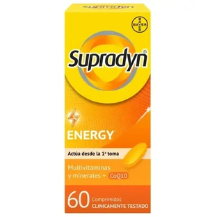 Supradyn Energy Витамины, минералы, энергия и жизненная сила, 60 таблеток