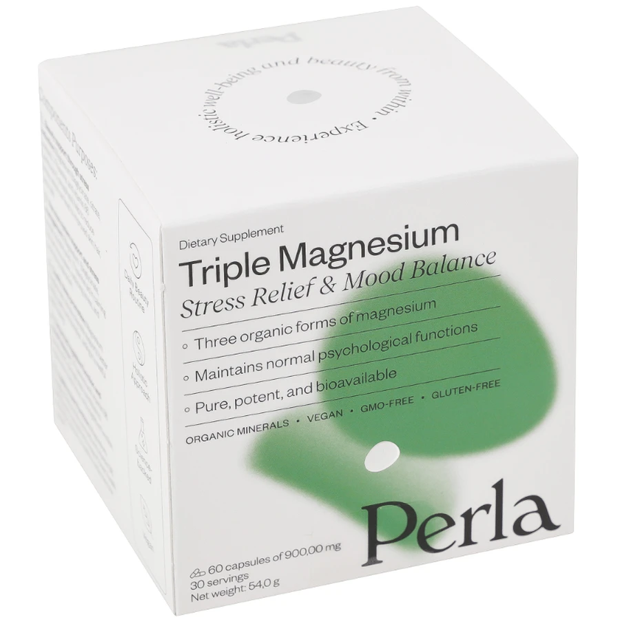 Антистрес Perla Helsa Triple Magnesium капсули, №60: ціни та характеристики