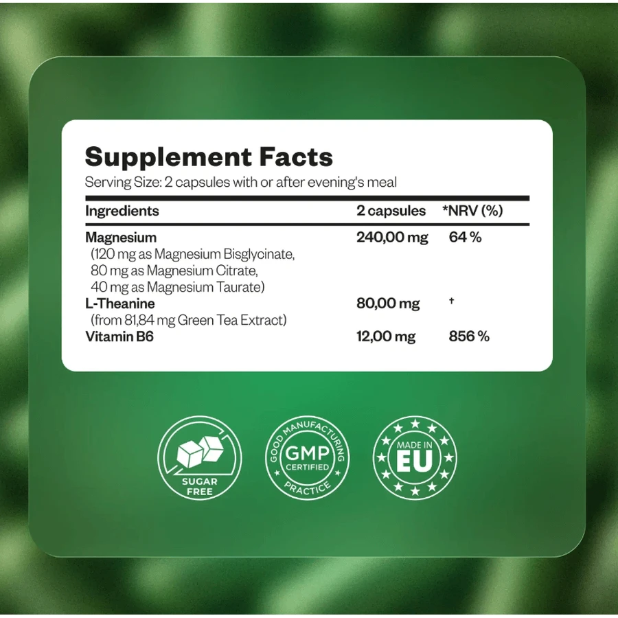 Антистрес Perla Helsa Triple Magnesium капсули, №60: ціни та характеристики