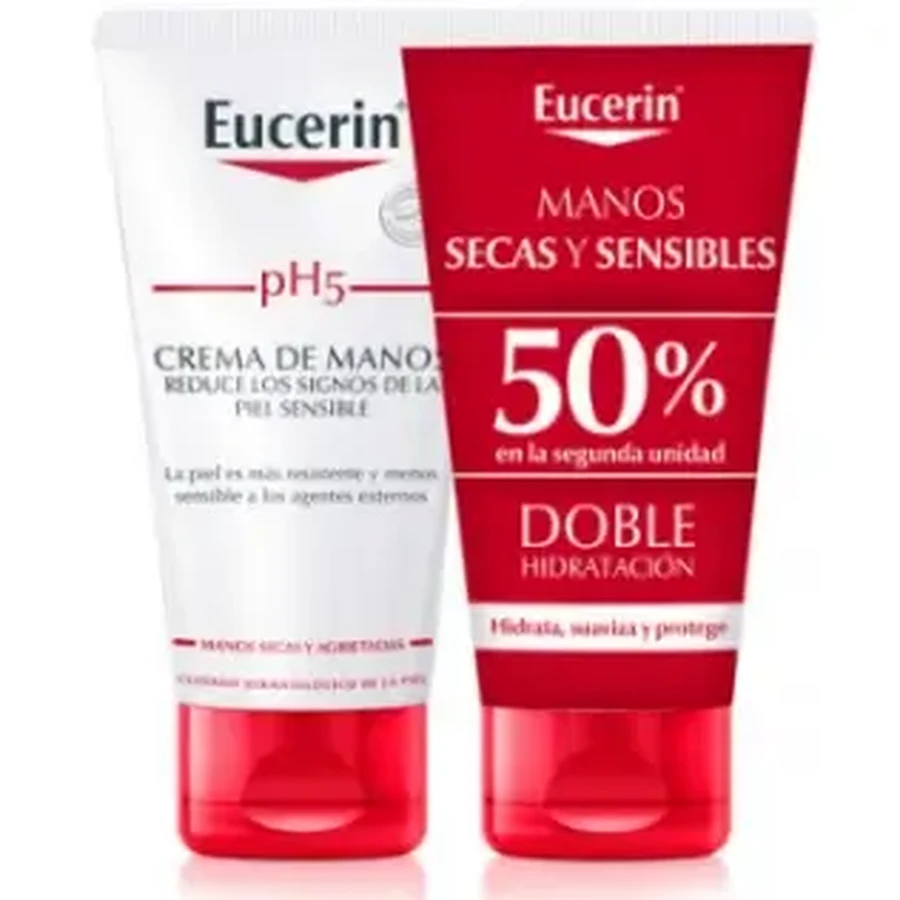 Eucerin DUPLO Крем для рук 2 x 75 мл: цены и характеристики