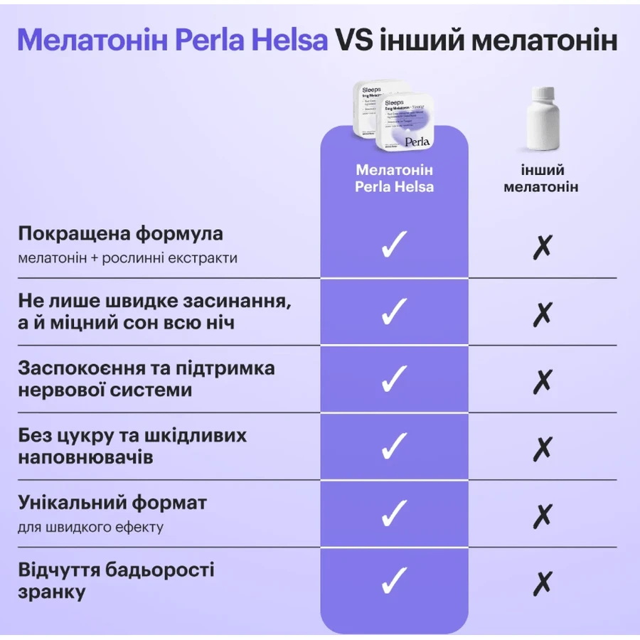 Мелатонин Perla Helsa 5 мг конфеты, №30: цены и характеристики