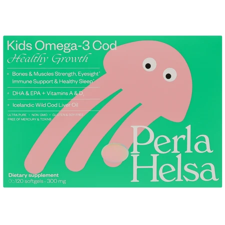 Омега-3 Perla Helsa Kids из трески с витаминами А и D3 капсулы, №120: цены и характеристики