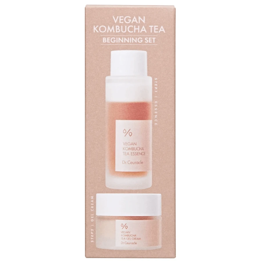 Набір для догляду за шкірою обличчя Dr.Ceuracle Vegan Kombucha Beginning Set з комбучею, веганський 2 в 1: ціни та характеристики