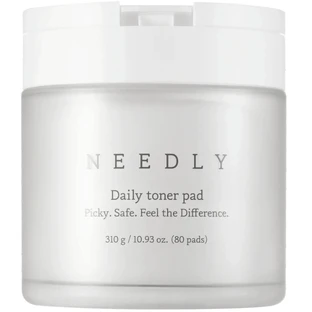 Пілінг-диски для обличчя Needly Daily Toner Pad з BHA і PHA кислотами, ватні, 80 шт. 