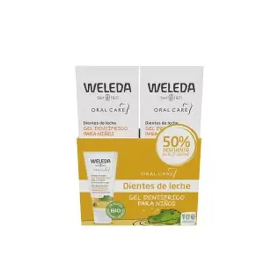 Weleda DUPLO Календула дитяча зубна паста-гель 2х50 мл: ціни та характеристики