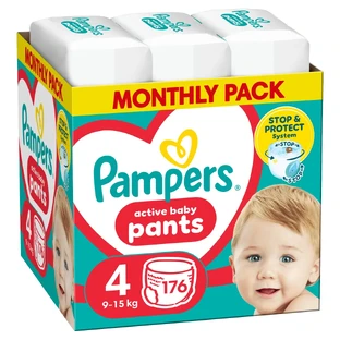 Pampers Трусики, підгузки, Maxi, розмір 4, 9-15 кг, 2 x 176 шт.