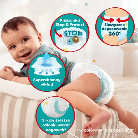 Pampers Трусики, підгузки, Maxi, розмір 4, 9-15 кг, 2 x 176 шт.: ціни та характеристики