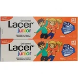 Lacer Duplo Junior Полунична зубна паста 2х75мл