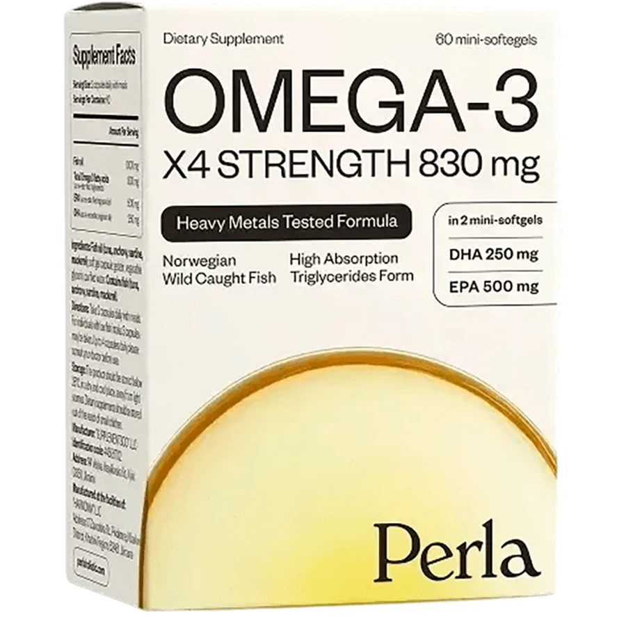 Жирні кислоти Perla Helsa Omega-3 X4 Strength капсули, №60: ціни та характеристики