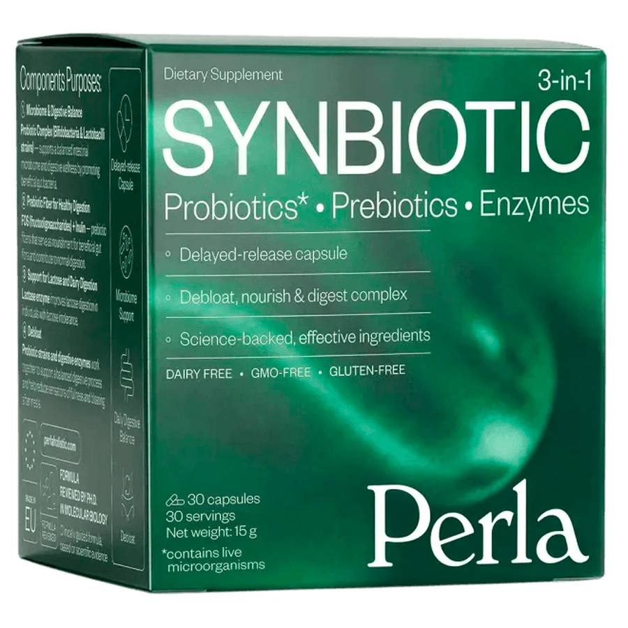 Симбіотик Perla Helsa Synbiotic 3-in-1 капсули, №30: ціни та характеристики