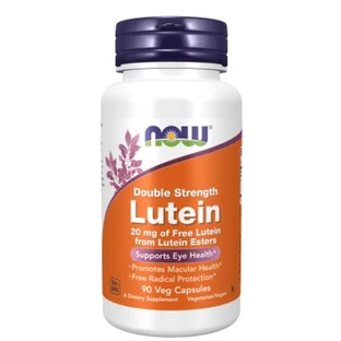 Лютеин двойной силы (из эфиров) Now Foods Double Strength Lutein (Esters) 20 мг, 90 веганских капсул