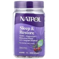 Здоровий сон та відновлення, з мелатоніном, смак вишні, Sleep & Restore, Natrol, 60 жувальних цукерок