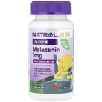 Мелатонин для детей 4+, вкус клубники, Kids, Melatonin, Natrol, 30 таблеток: цены и характеристики