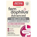 Пробіотики для жінок, 10 млрд КУО, Vegan Fem Dophilus, Advanced, 10 Billion CFU, Jarrow Formulas, 30 вегетеріанських капсул: ціни та характеристики