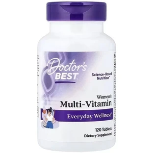 Мультивітаміни для жінок, Women's Multi-Vitamin, Doctor's Best, 120 таблеток