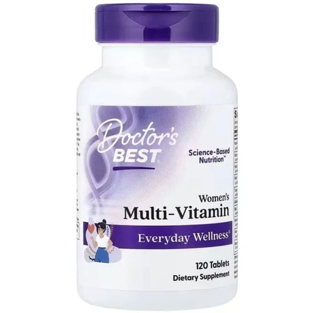 Мультивітаміни для жінок, Women's Multi-Vitamin, Doctor's Best, 120 таблеток: ціни та характеристики