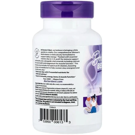 Мультивітаміни для жінок, Women's Multi-Vitamin, Doctor's Best, 120 таблеток: ціни та характеристики