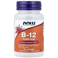 Витамин B12 и Фолиевая кислота, B-12, Now Foods, 60 леденцов