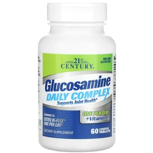 Глюкозамин, Glucosamine Daily Complex, 21st Century, 60 таблеток в оболочке