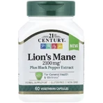 Ежовик гребенчатый, 2100 мг, Lion's Mane, 21st Century, 60 вегетарианских капсул: цены и характеристики