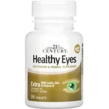 Комплекс для здоров'я очей із лютеїном, цинком та вітаміном B, Healthy Eyes, Extra With Lutein, Zinc & Vitamin B, 21st Century, 36 таблеток