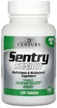 Мультивитамины и мультиминералы для взрослых 50+, Sentry Senior, Multivitamin &amp; Multimineral Supplement, Adults 50+, 21st Century, 125 таблеток