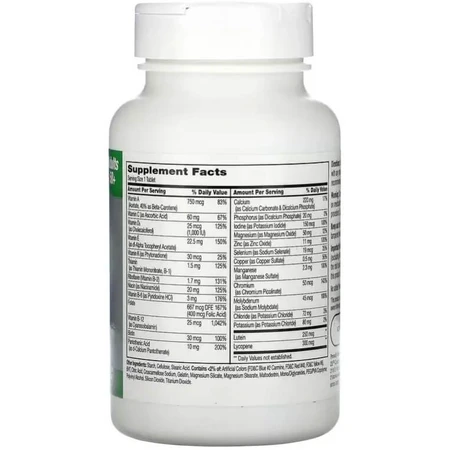 Мультивітаміни та мультимінерали для дорослих 50+, Sentry Senior, Multivitamin & Multimineral Supplement, Adults 50+, 21st Century, 125 таблеток: ціни та характеристики