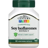 Соєві Ізофлавони, Standardized Soy Isoflavones Extract, 21st Century, 60 вегетаріанських капсул