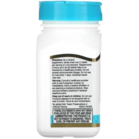 Цинк з вітамінами С і В6, смак вишні, Zinc Plus Vitamins C&B-6, 21st Century, 90 жувальних таблеток: ціни та характеристики
