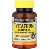 Мультивитамины и мультиминералы, Vitatrum Complete, Mason Natural, 150 каплет