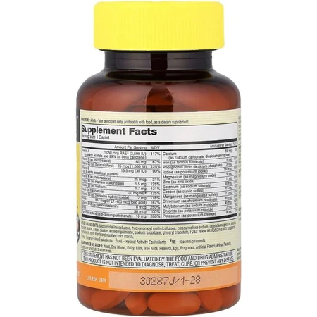 Мультивитамины и мультиминералы, Vitatrum Complete, Mason Natural, 150 каплет: цены и характеристики