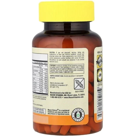 Мультивитамины и мультиминералы, Vitatrum Complete, Mason Natural, 150 каплет: цены и характеристики