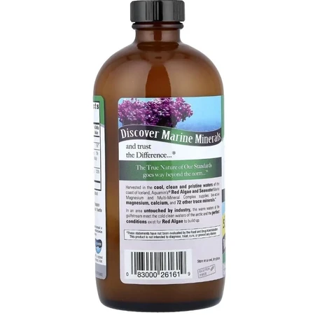 Магний на морской основе, 500 мг, вкус ванили, Marine Based Magnesium, Nature's Answer, 480 мл: цены и характеристики